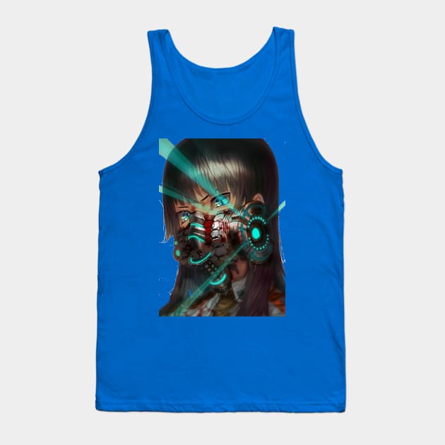 Cyber Girl Tank Top by Lyssa